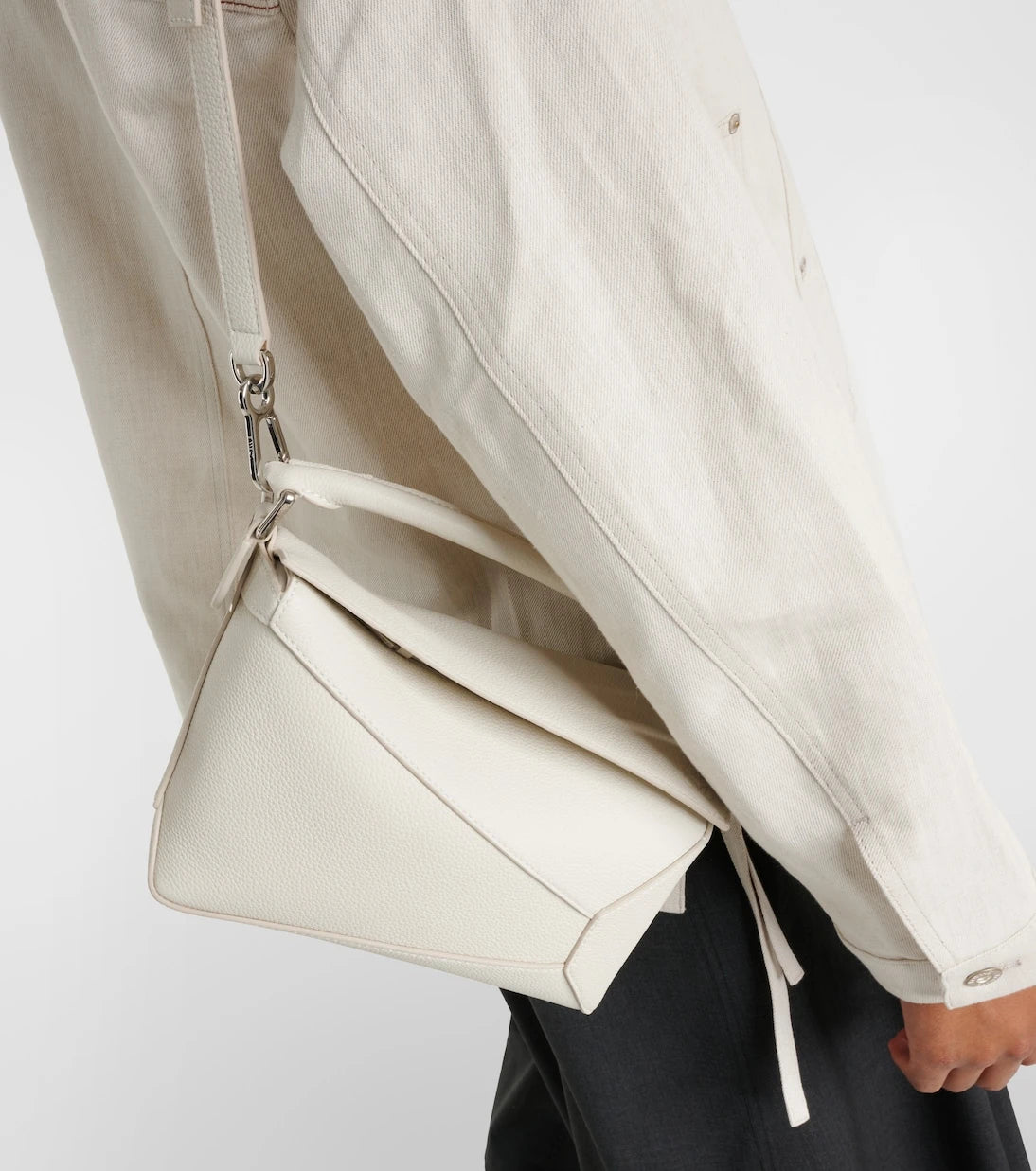 Loewe - Puzzle Small leather tote bag