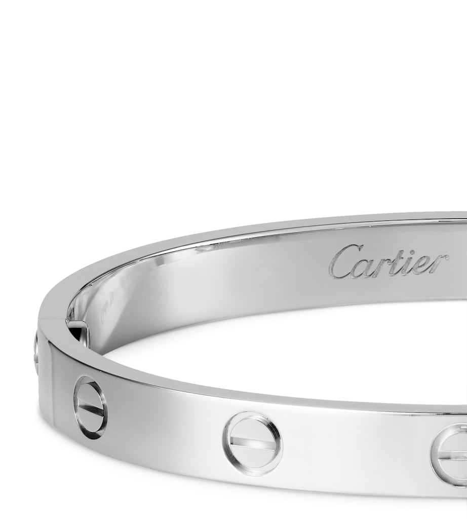 Cartier LOVE Classic White Gold Bracelet