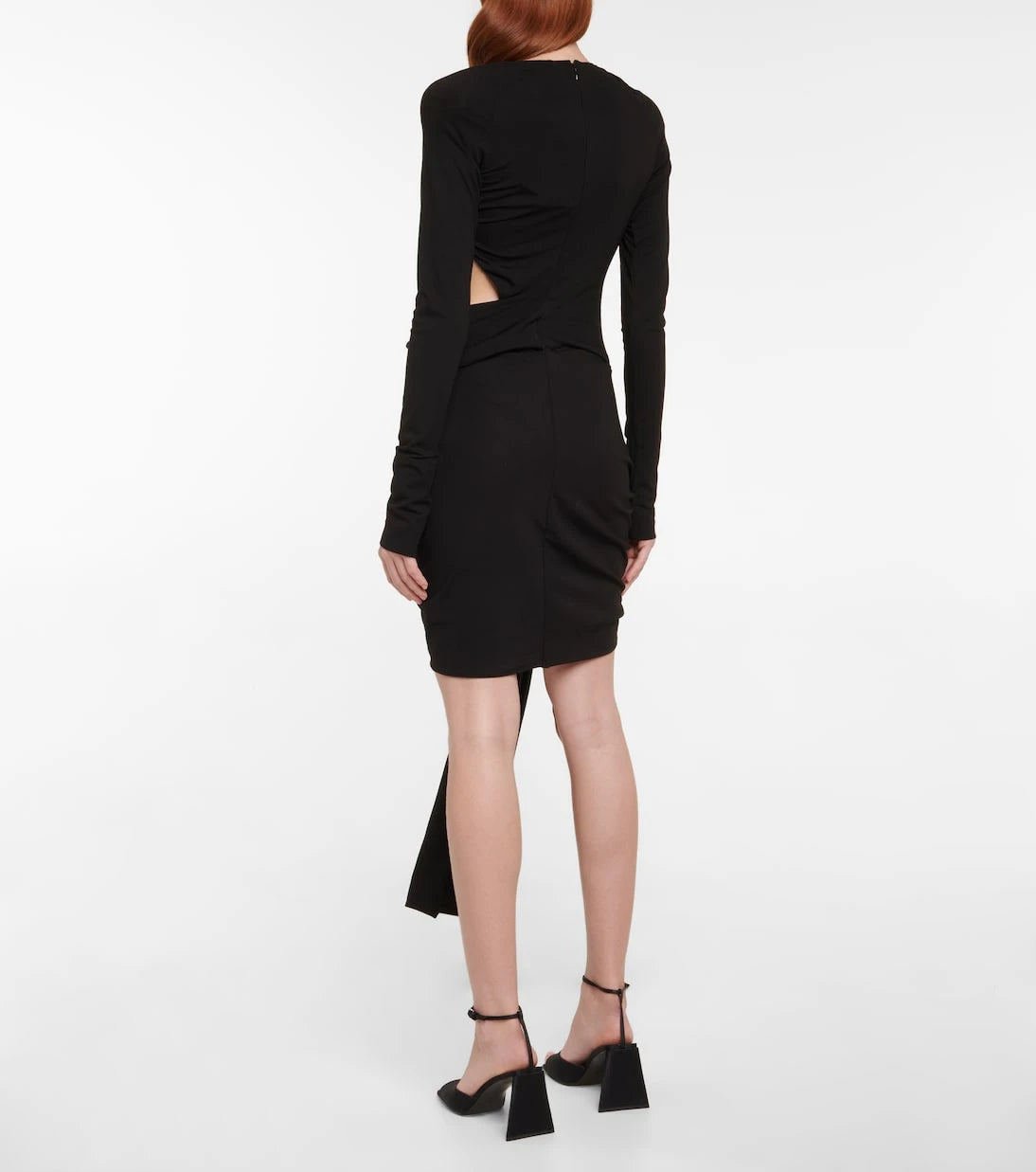 The Attico - Cutout ruched minidress