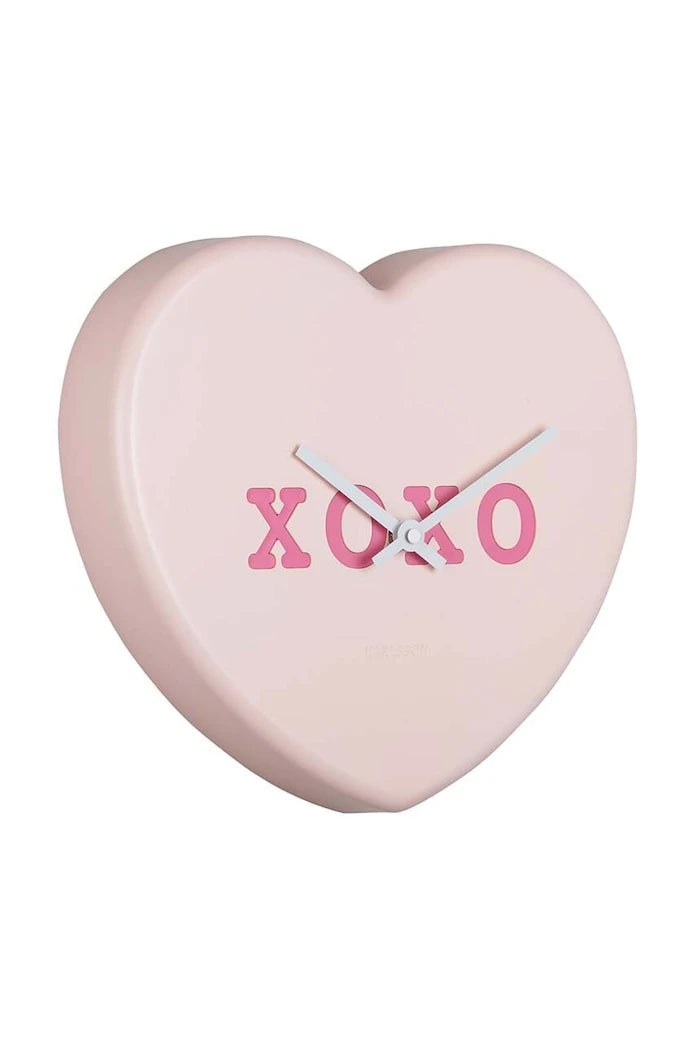 Стенен часовник Karlsson Heart Candy