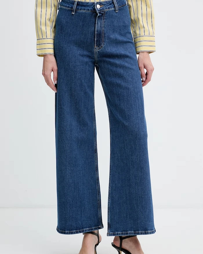 Tommy Hilfiger wide leg kadın jean pantolon