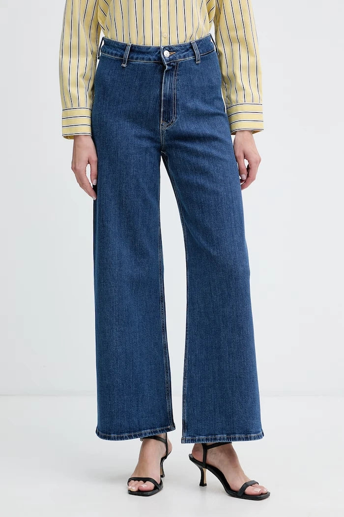 Tommy Hilfiger wide leg kadın jean pantolon