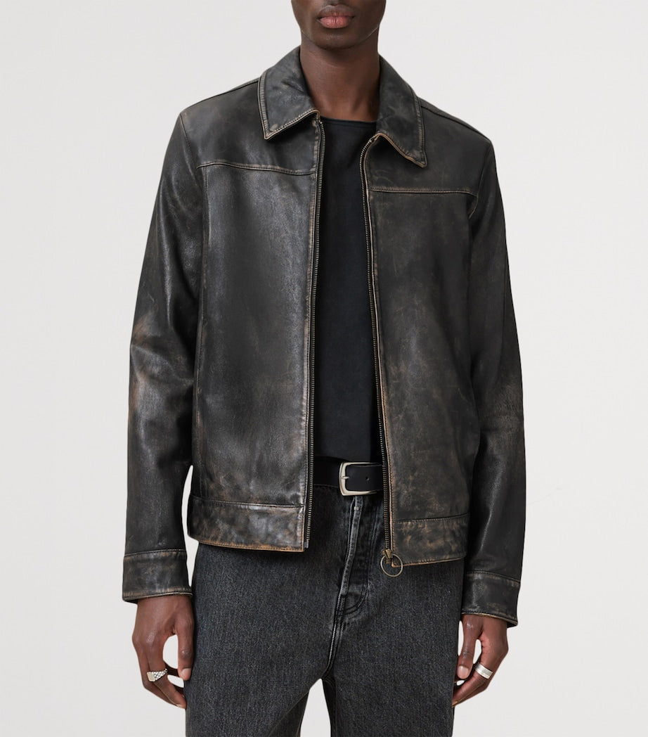 Black Alkan Leather Jacket