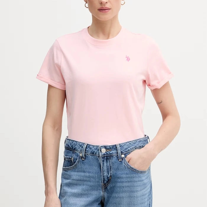 U.S. Polo Assn. тениска дамска от памук CREW NECK
