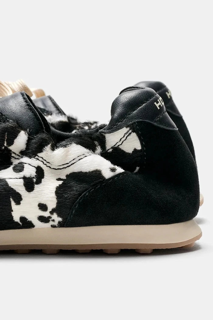 Hoff BRIDGE COW PRINT BLACK маратонки дамски от кожа