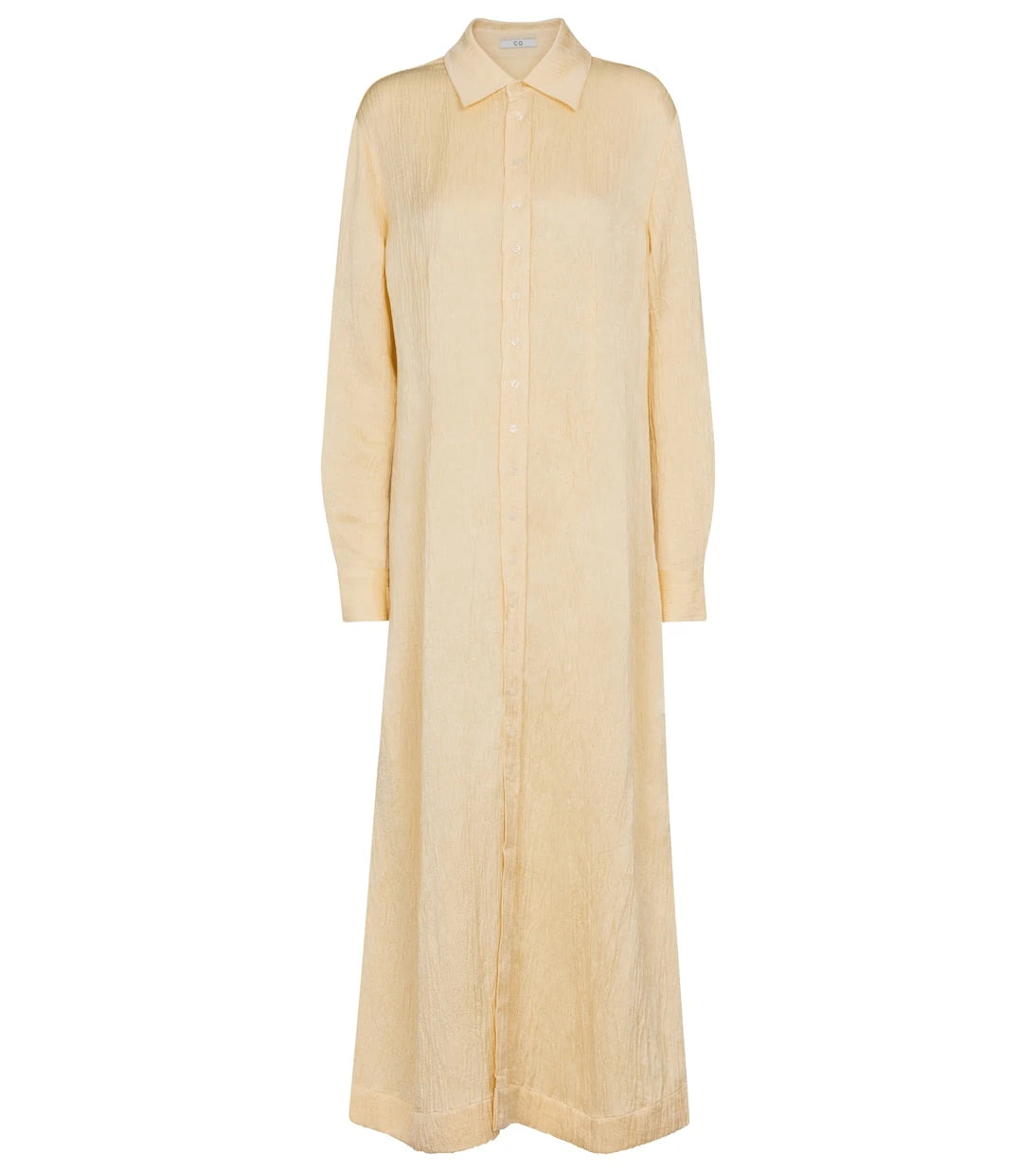 CO - Linen-blend maxi shirt dress