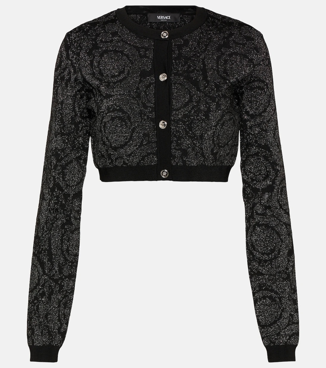 Versace - Barocco cropped cardigan
