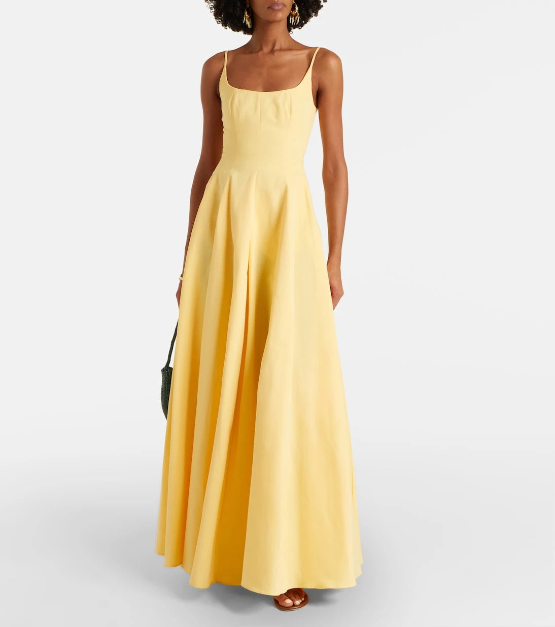 Staud - Joy cotton-blend gown