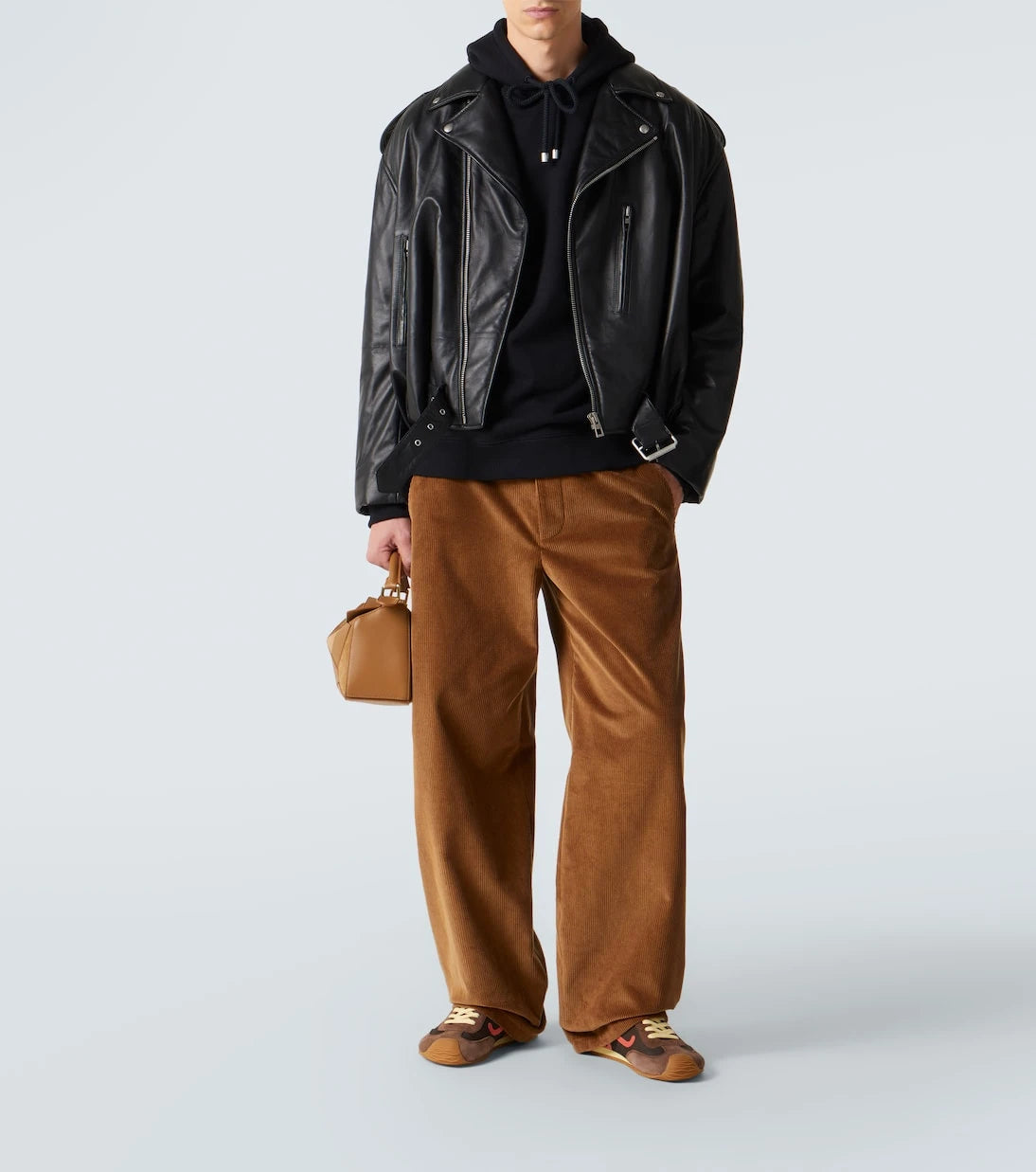Loewe - Balloon leather biker jacket