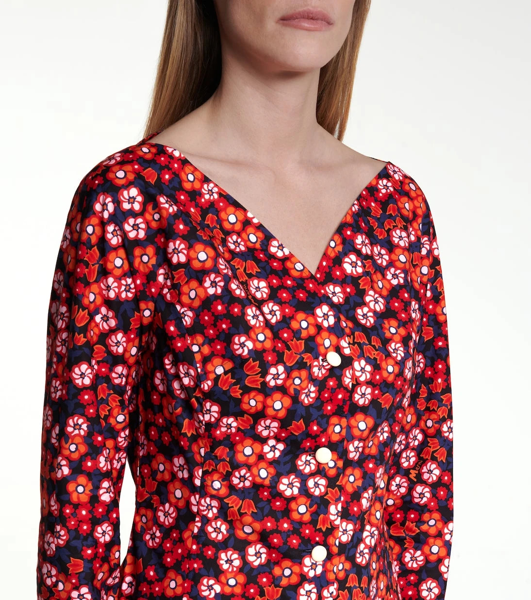 Marni - Floral cotton midi dress