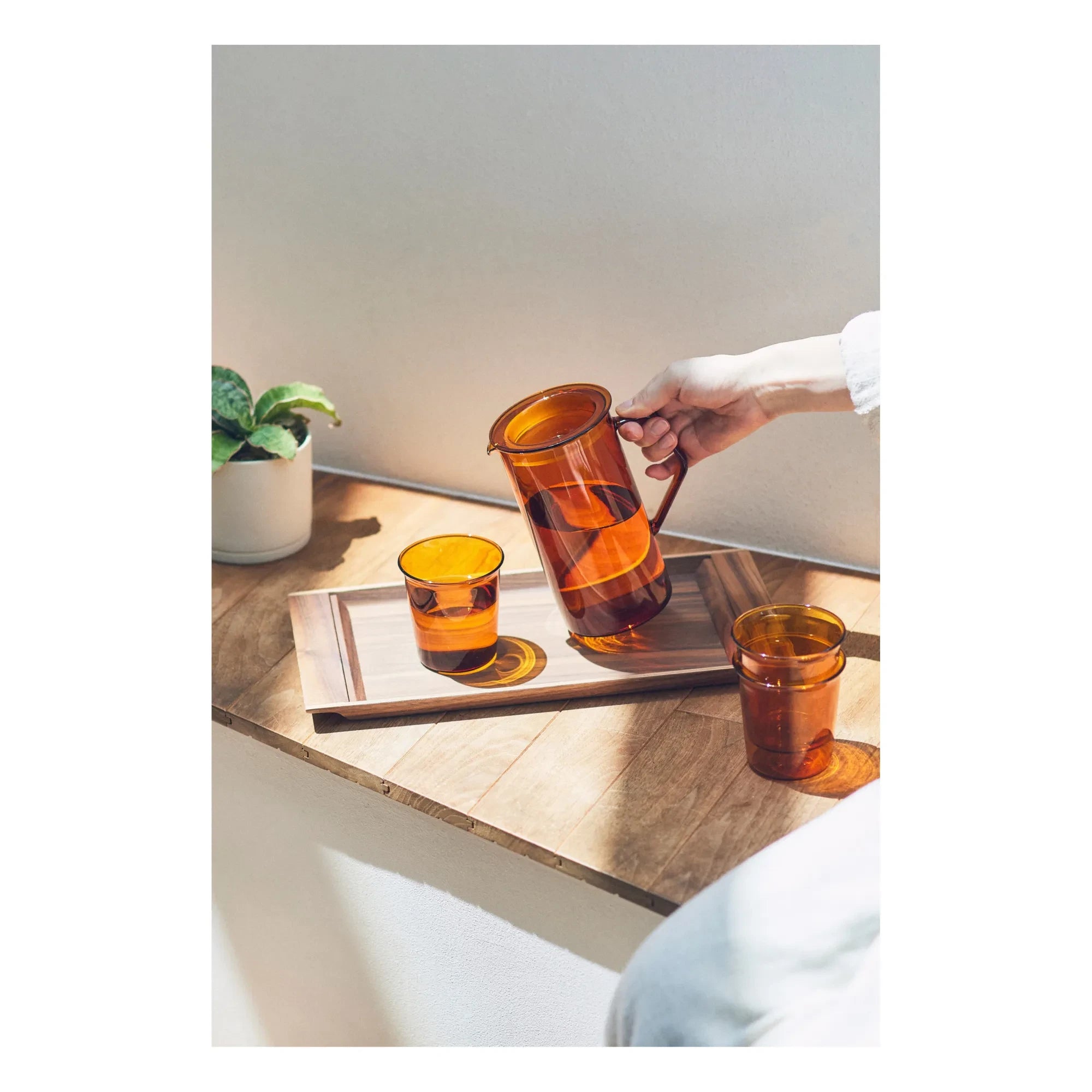 Kinto - Cast Single Wall Glass - 250 ml | Amber