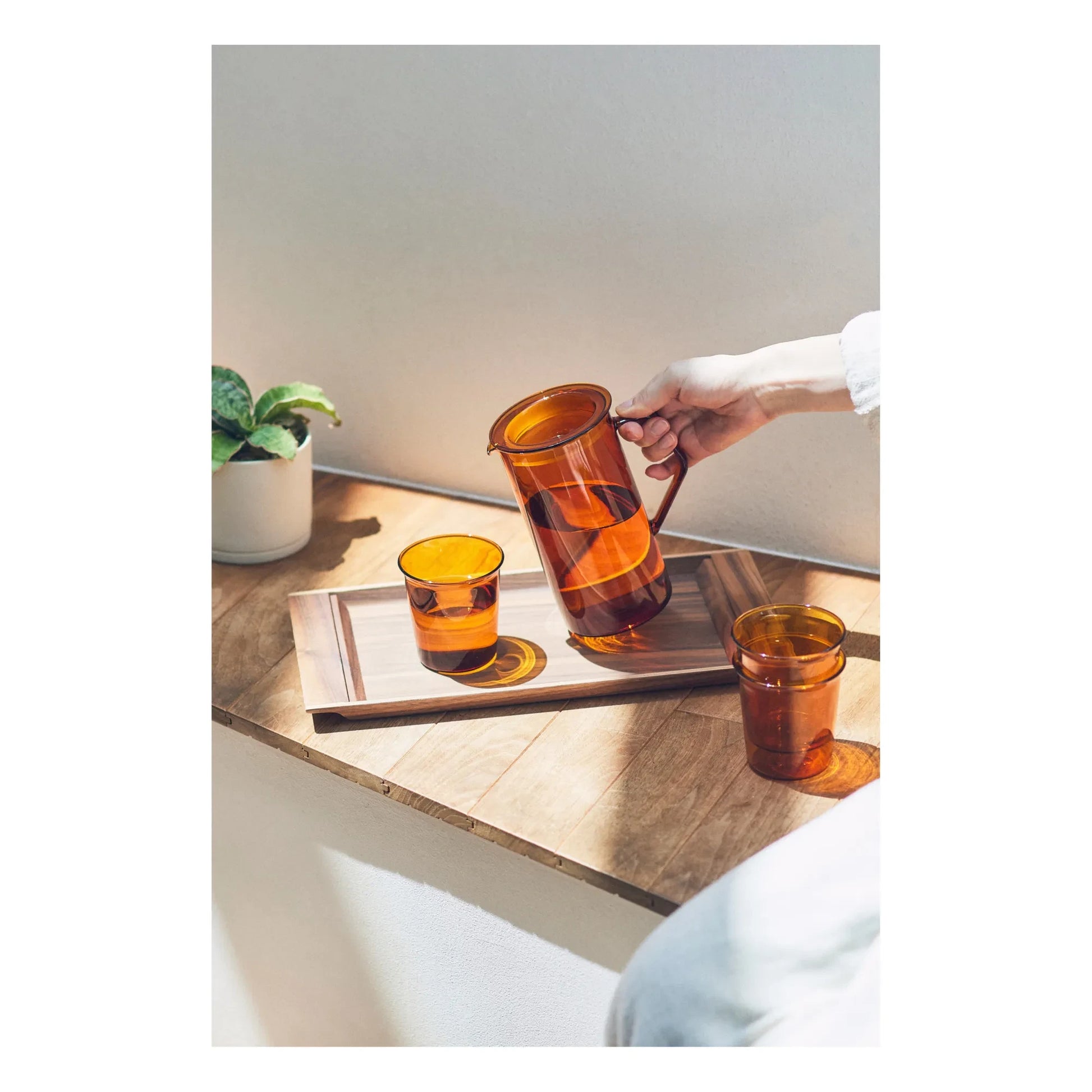 Kinto - Cast Single Wall Glass - 250 ml | Amber