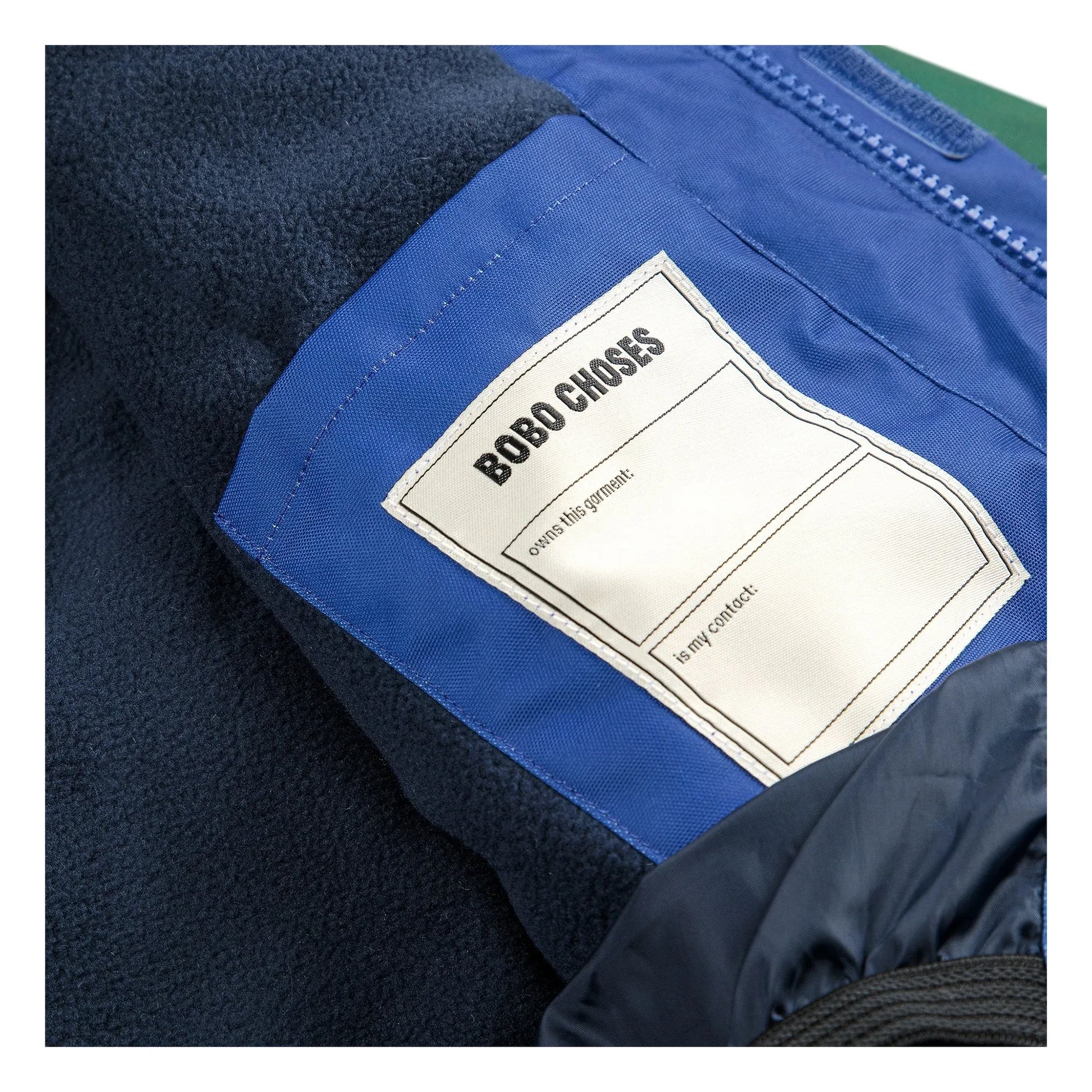 Bobo Choses - Colorblock Recycled Fiber ski jacket | Blue