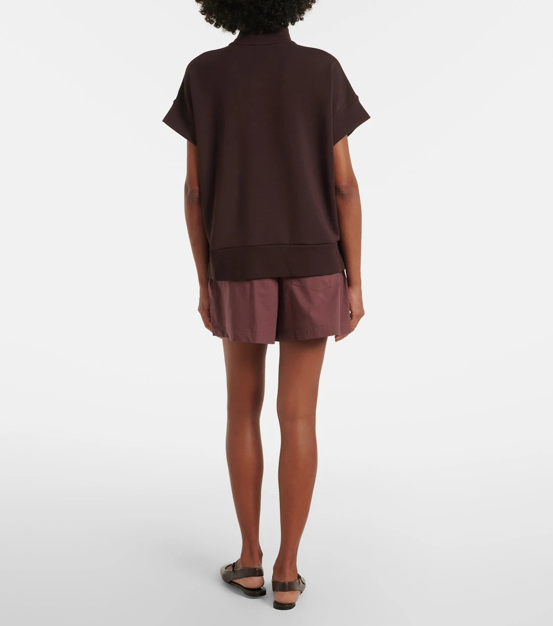 Varley - Morales cotton poplin shorts