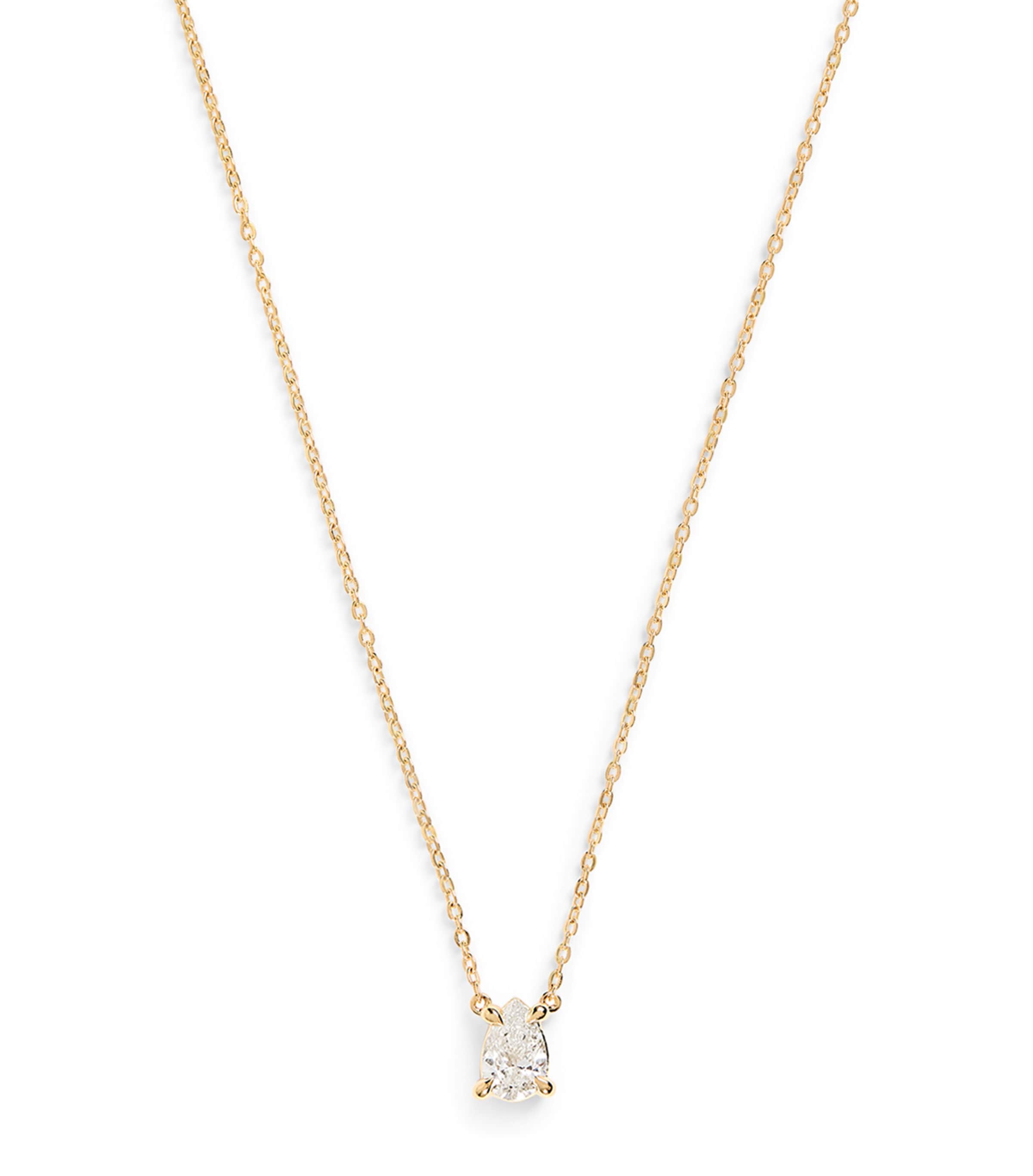 Yellow Gold and Diamond Pendant Necklace (0.75ct)