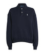 Polo Ralph Lauren Navy Fleece Polo-Collar Sweatshirt