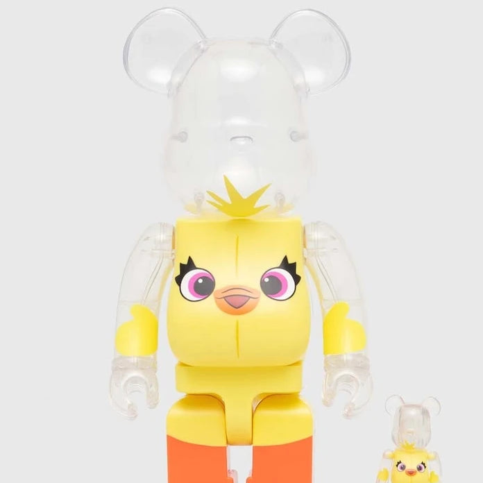 Medicom Toy Be@rbrick Ducky (Toy Story 4) 100% & 400% (2 adet) Dekoratif Figür