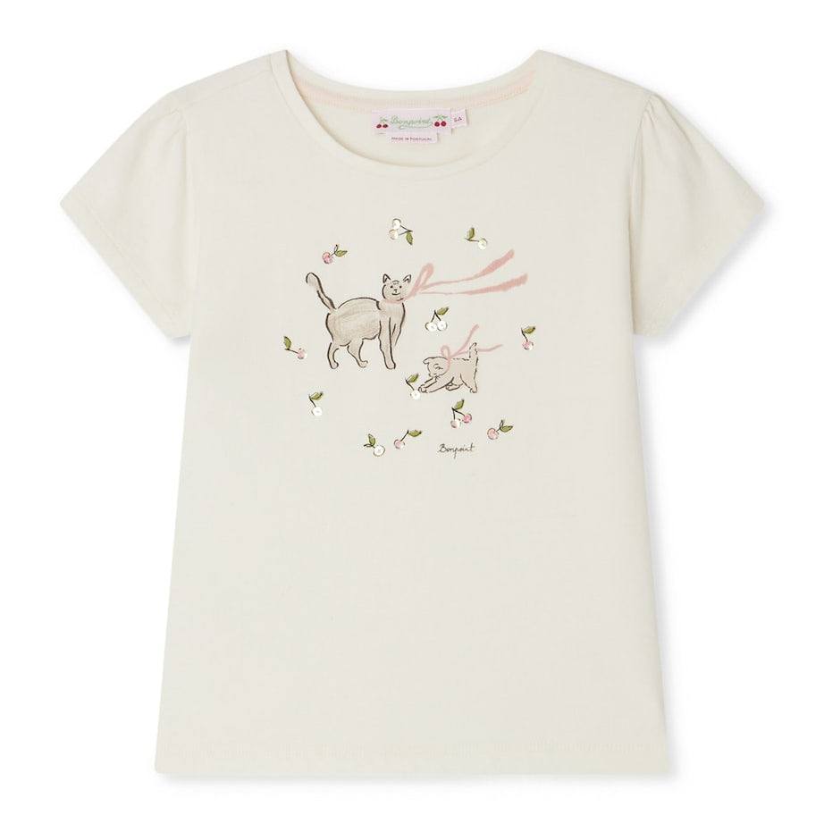 Bonpoint Cotton Printed T-Shirt (10-14 Years)