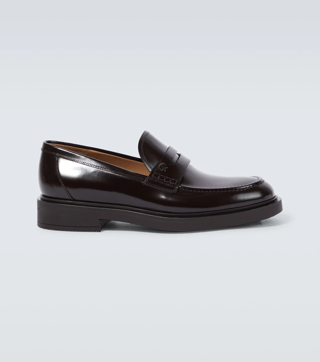 Gianvito Rossi - Harris leather penny loafers