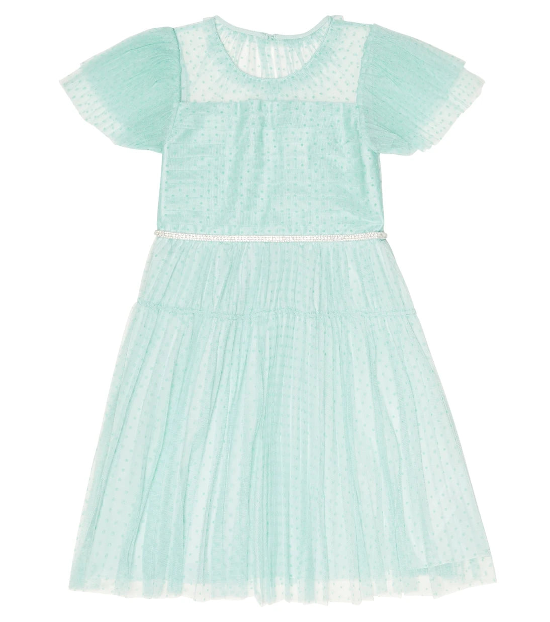 Self-Portrait Kids - Point d'esprit tulle dress