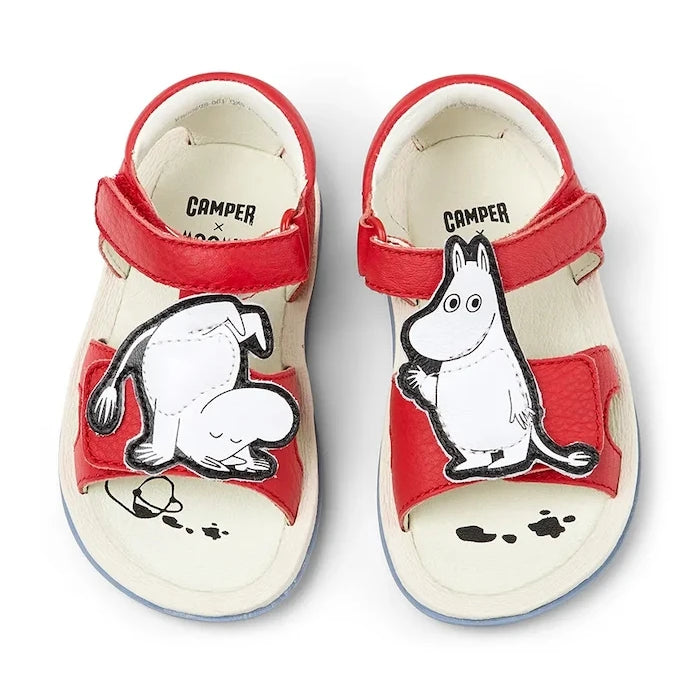 Детски сандали от кожа Camper TWS FW by Moomin