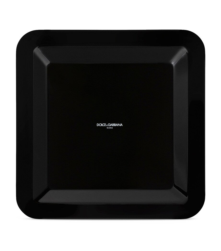 Dolce & Gabbana Casa Wooden Zebra Tray