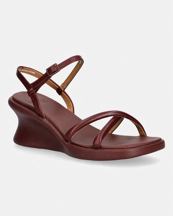 Camper Louise Sandal eğimli platformlu deri sandalet ayakkabılar