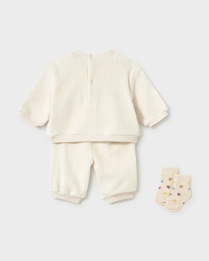 Mayoral Newborn Bebek için kot spor takım