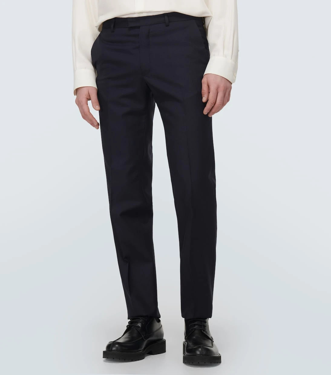 Dries Van Noten - بدلة صوف مفردة الصدر
