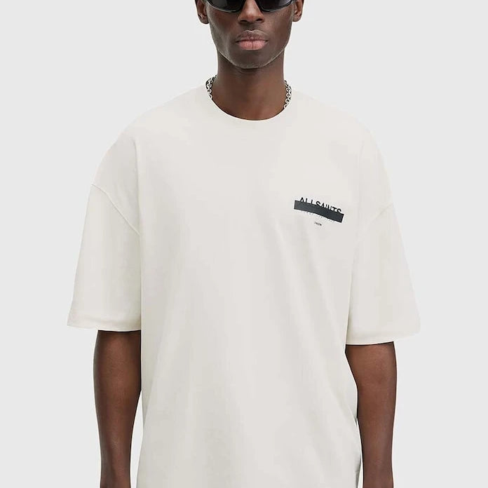 Памучна тениска AllSaints REDACT SS CREW