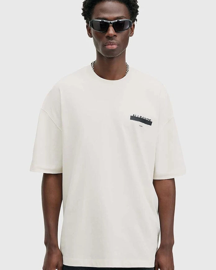AllSaints REDACT SS CREW Pamuklu Tişört