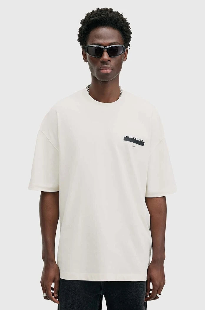 Памучна тениска AllSaints REDACT SS CREW