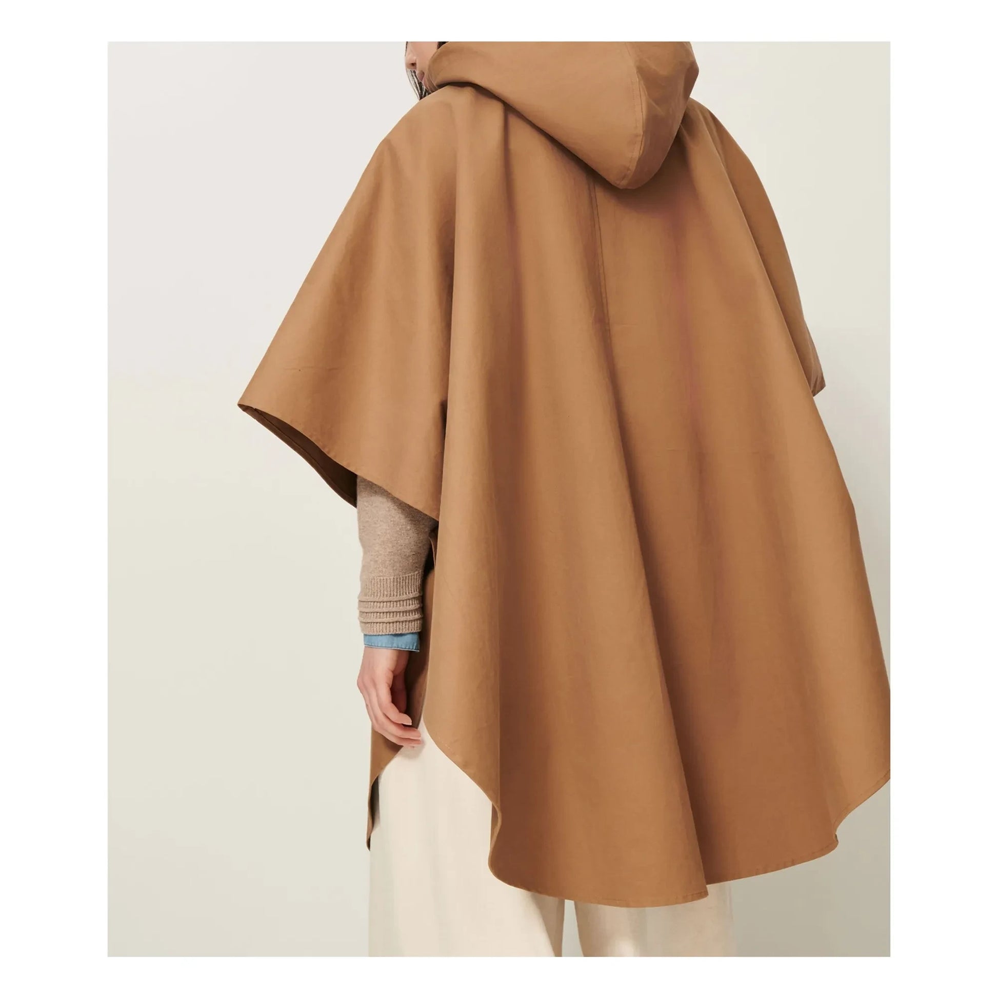 Sessùn - Castelwick Organic Cotton Cape | Camel