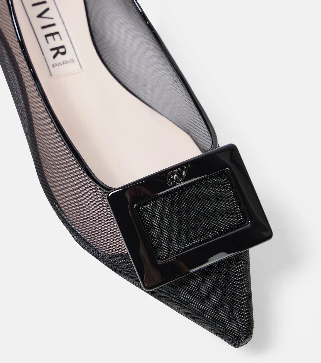 Roger Vivier - Gommettine mesh ballet flats