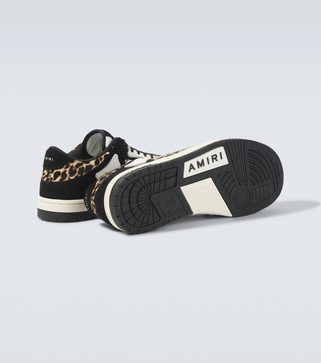 Amiri - Leopard Skel Top Low leather sneakers