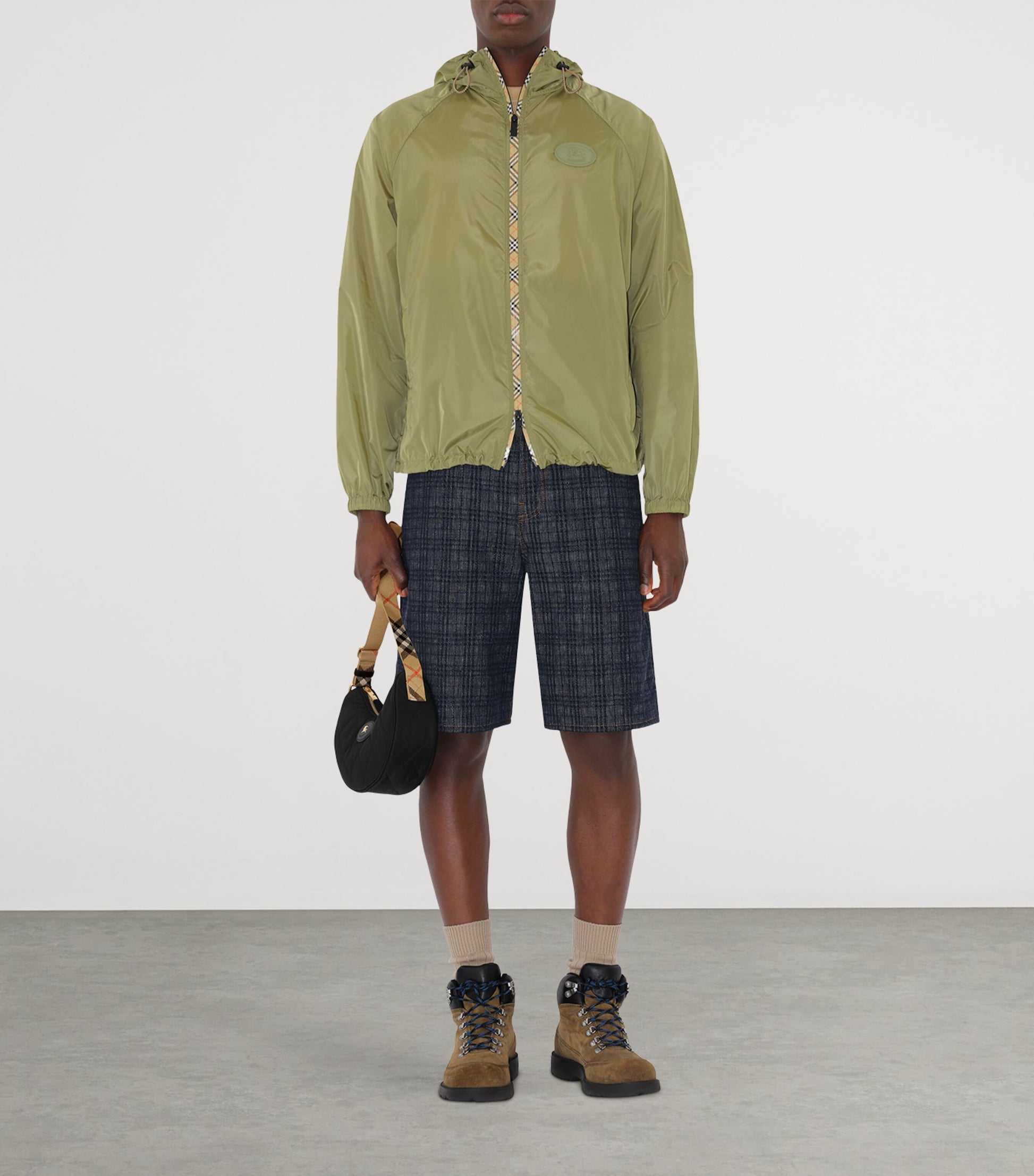 Black Horseshoe Cross-Body Bag