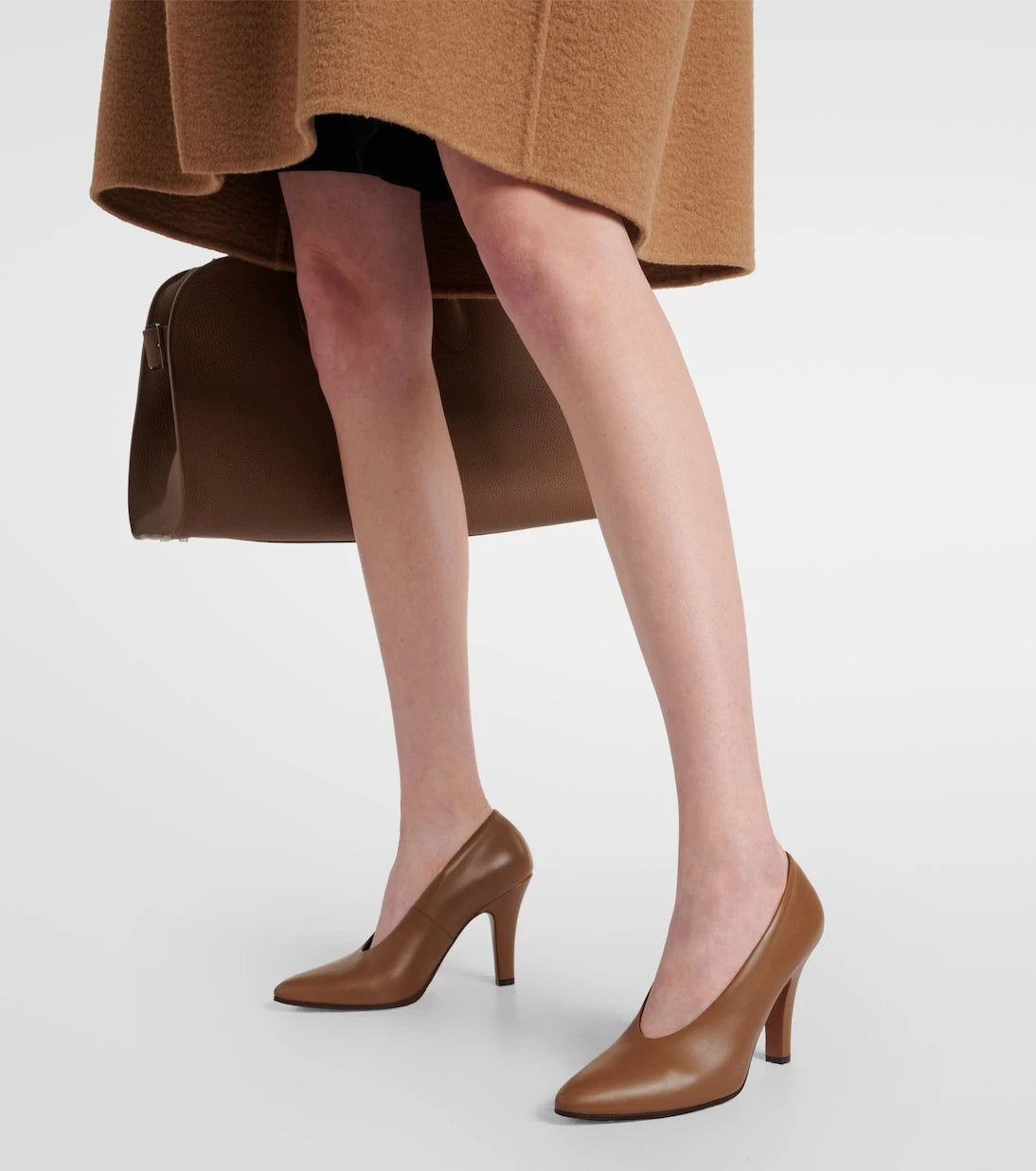 The Row - Prudens leather pumps
