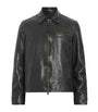 Black Leather Miller Jacket