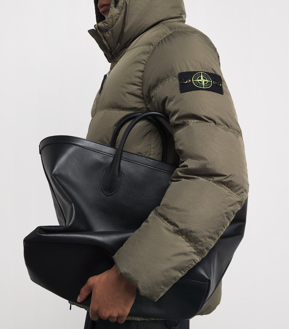 Stone Island Green Wind-Resistant Hooded Parka
