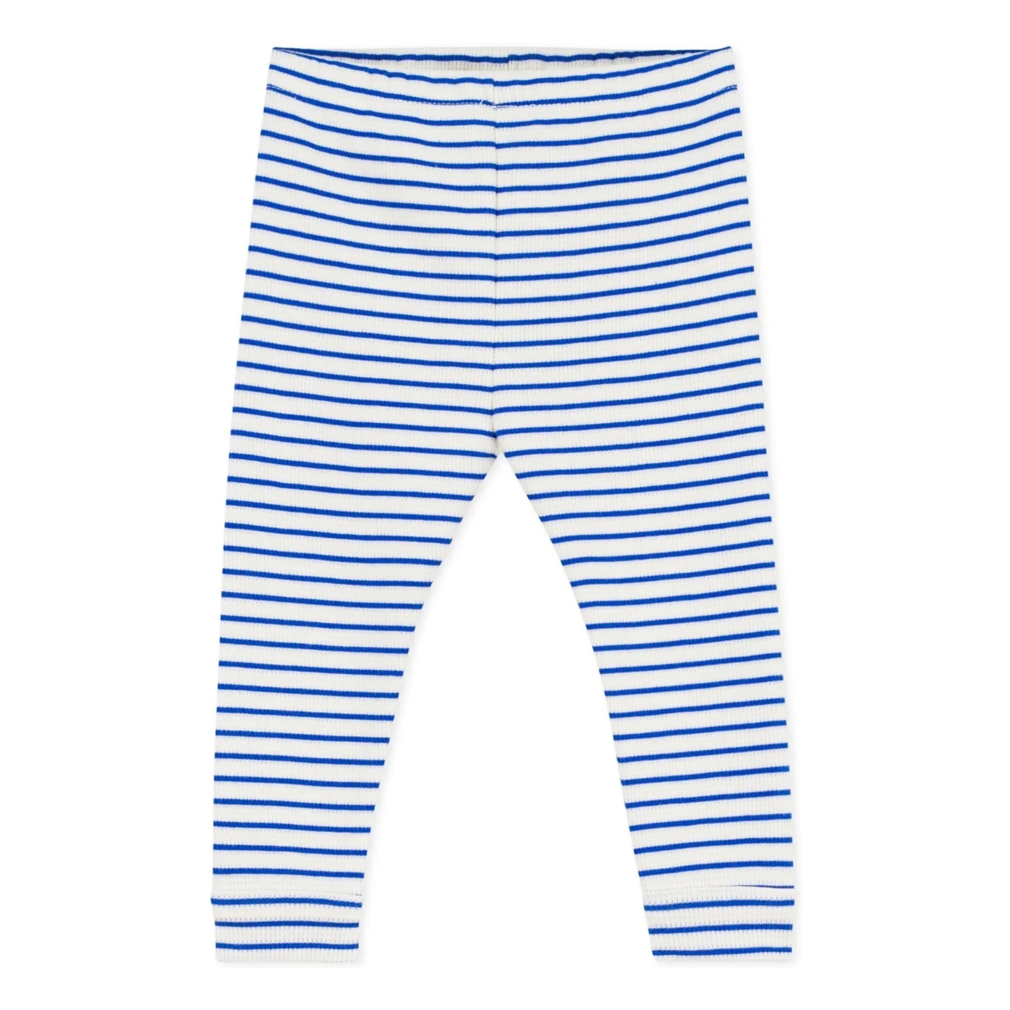 Petit Bateau - Striped Legging Honeycomb | Blue