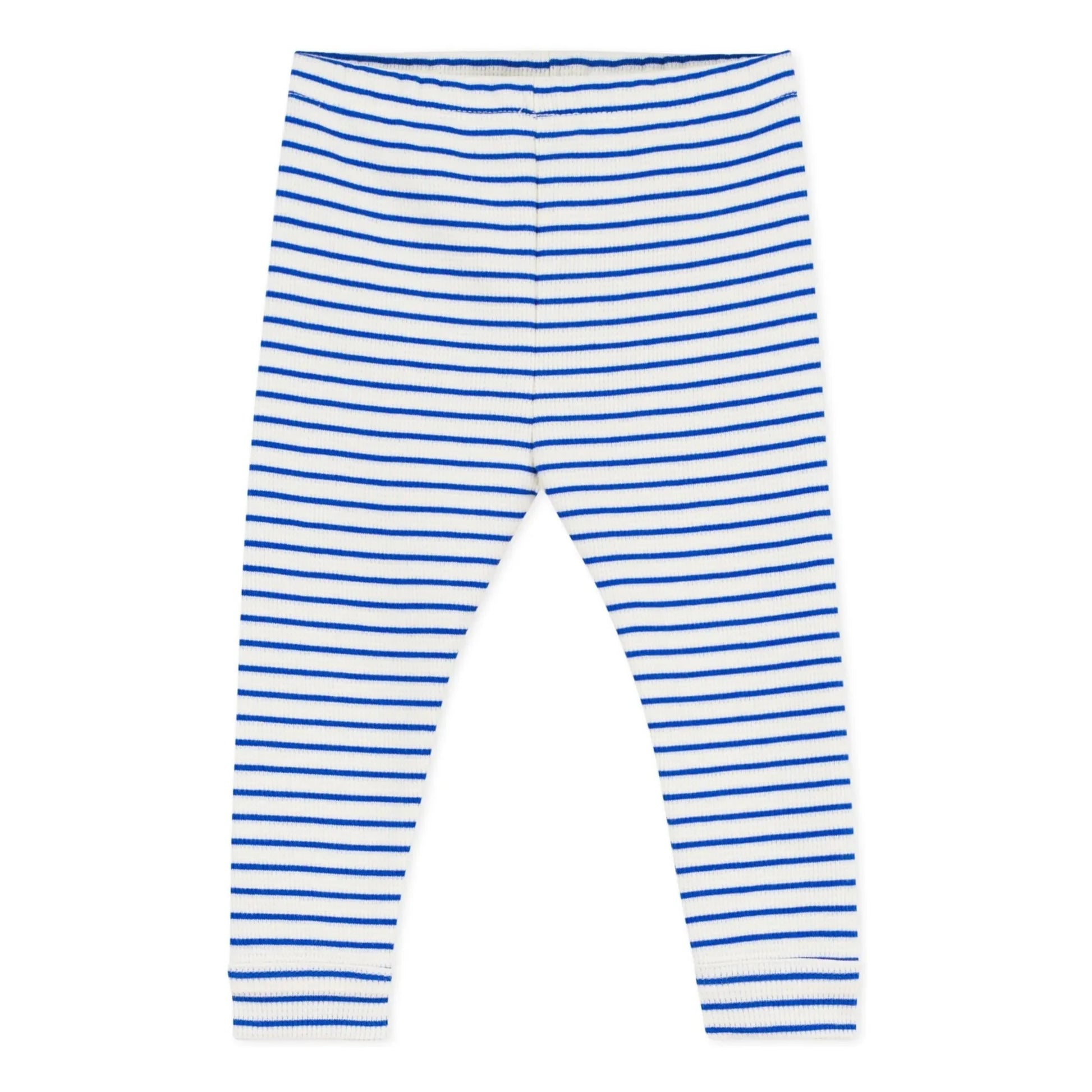 Petit Bateau - Striped Legging Honeycomb | Blue