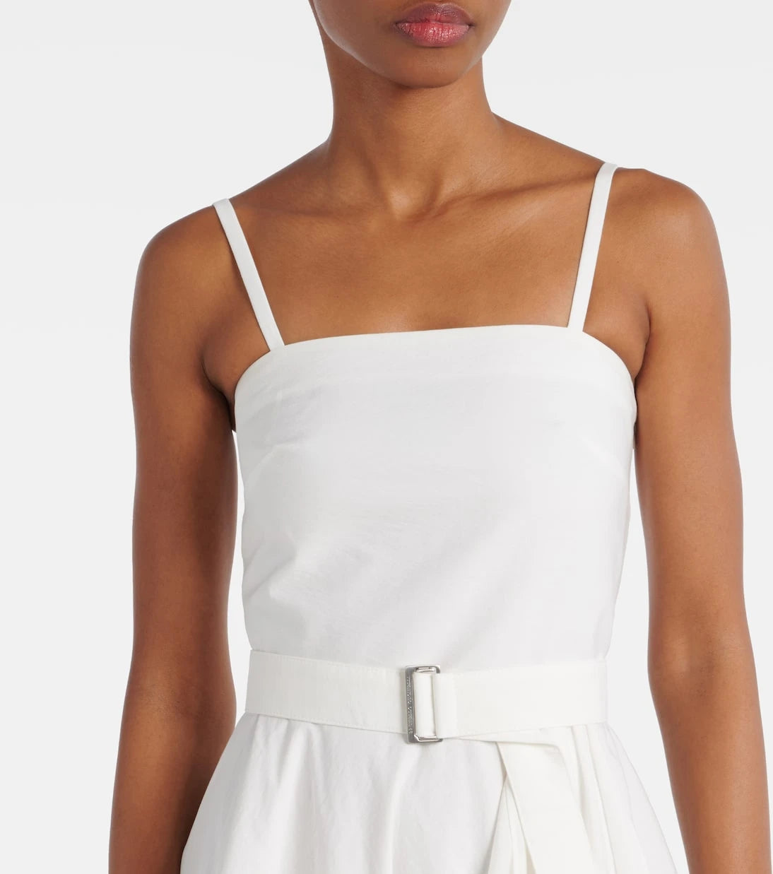 Brunello Cucinelli - Cotton-blend midi dress