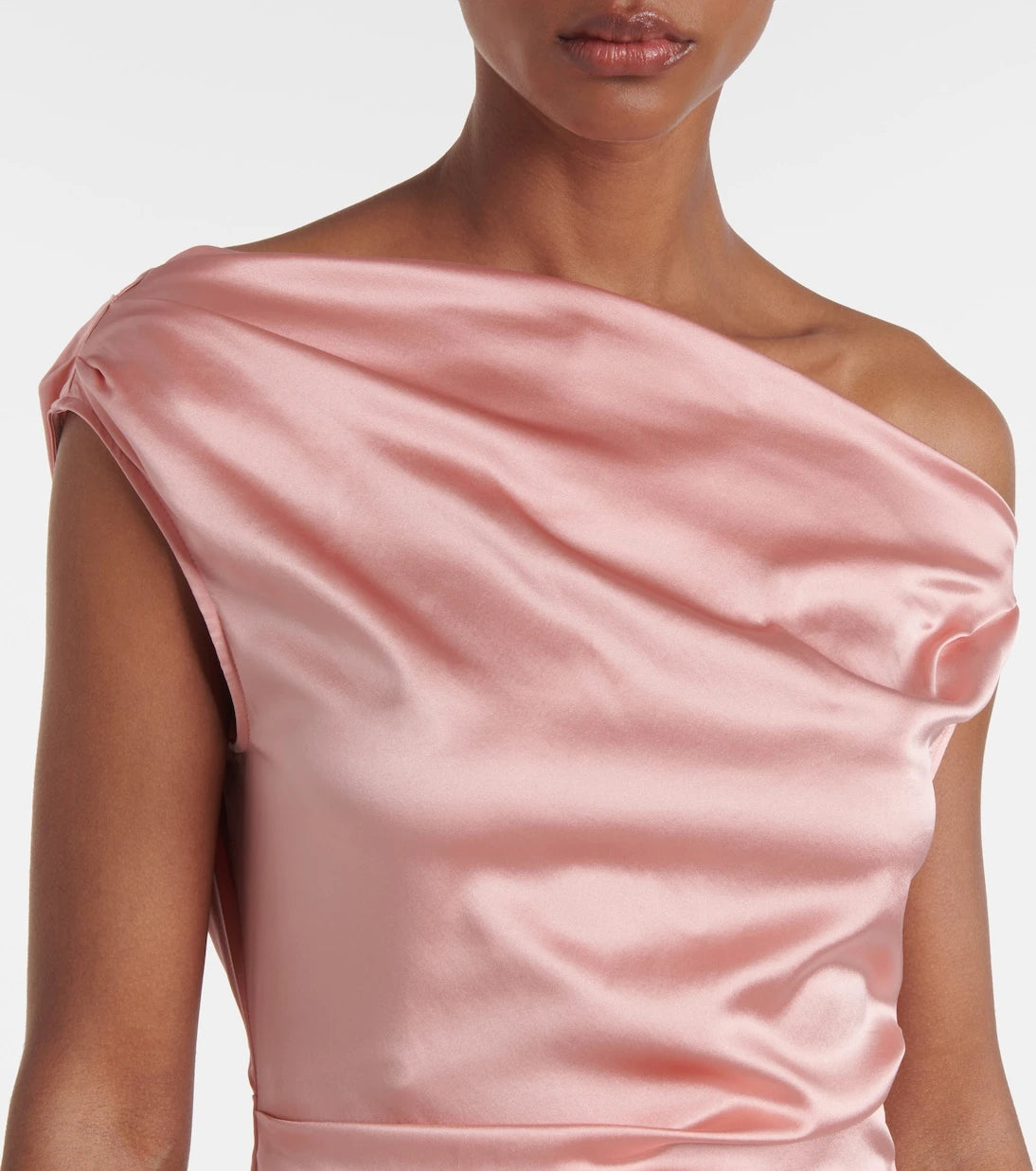 Staud - Elyse silk-blend midi dress