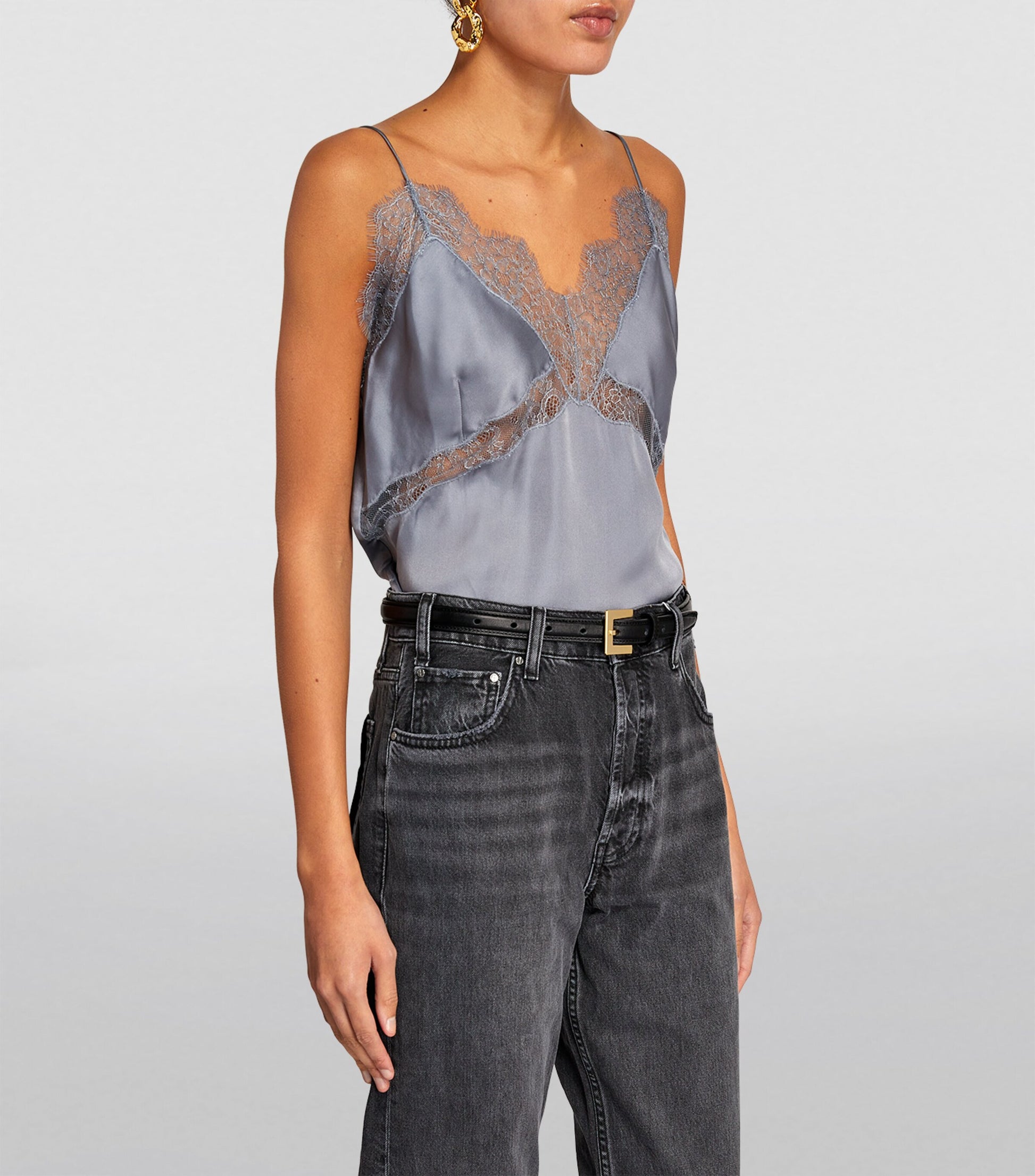 Black Leather Nicola Belt