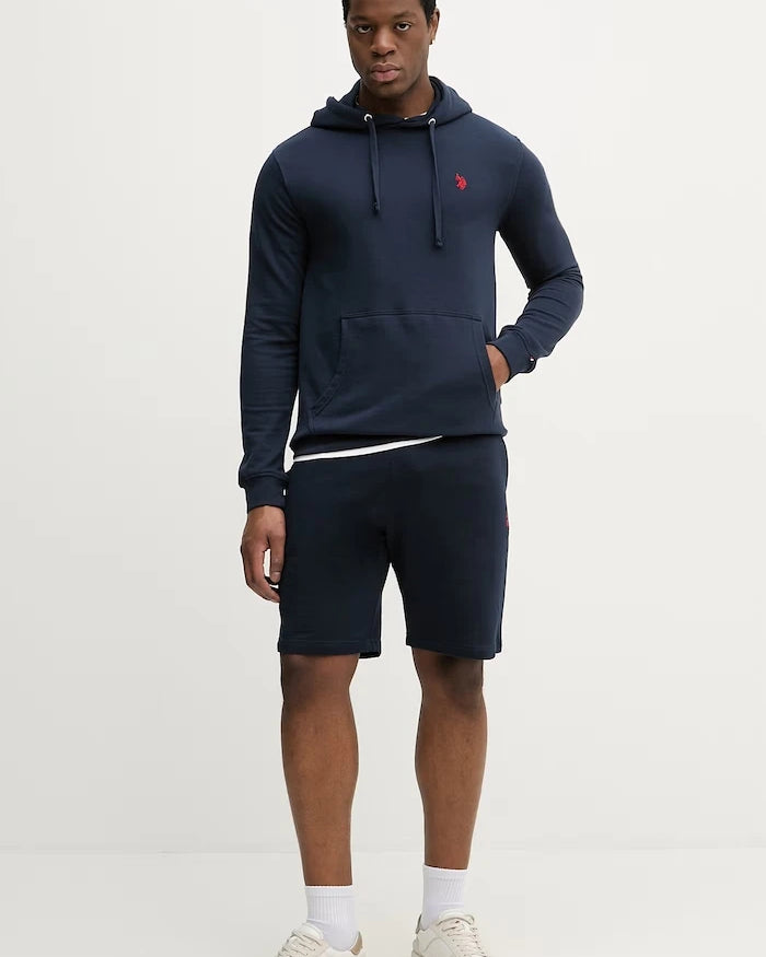 U.S. Polo Assn. erkek pamuklu kısa eşofman şortu DHM LB SWEAT