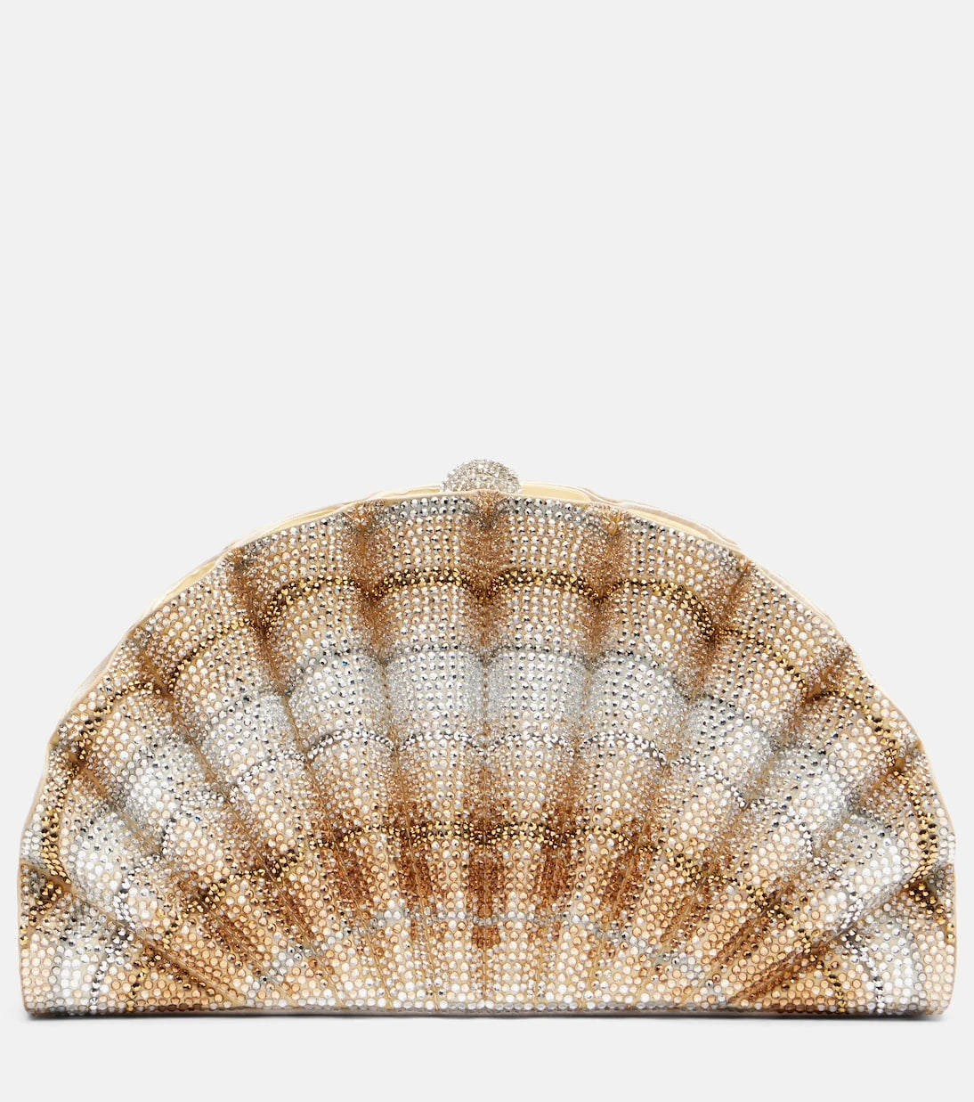 Judith Leiber Couture - Origami Fan crystal-embellished clutch