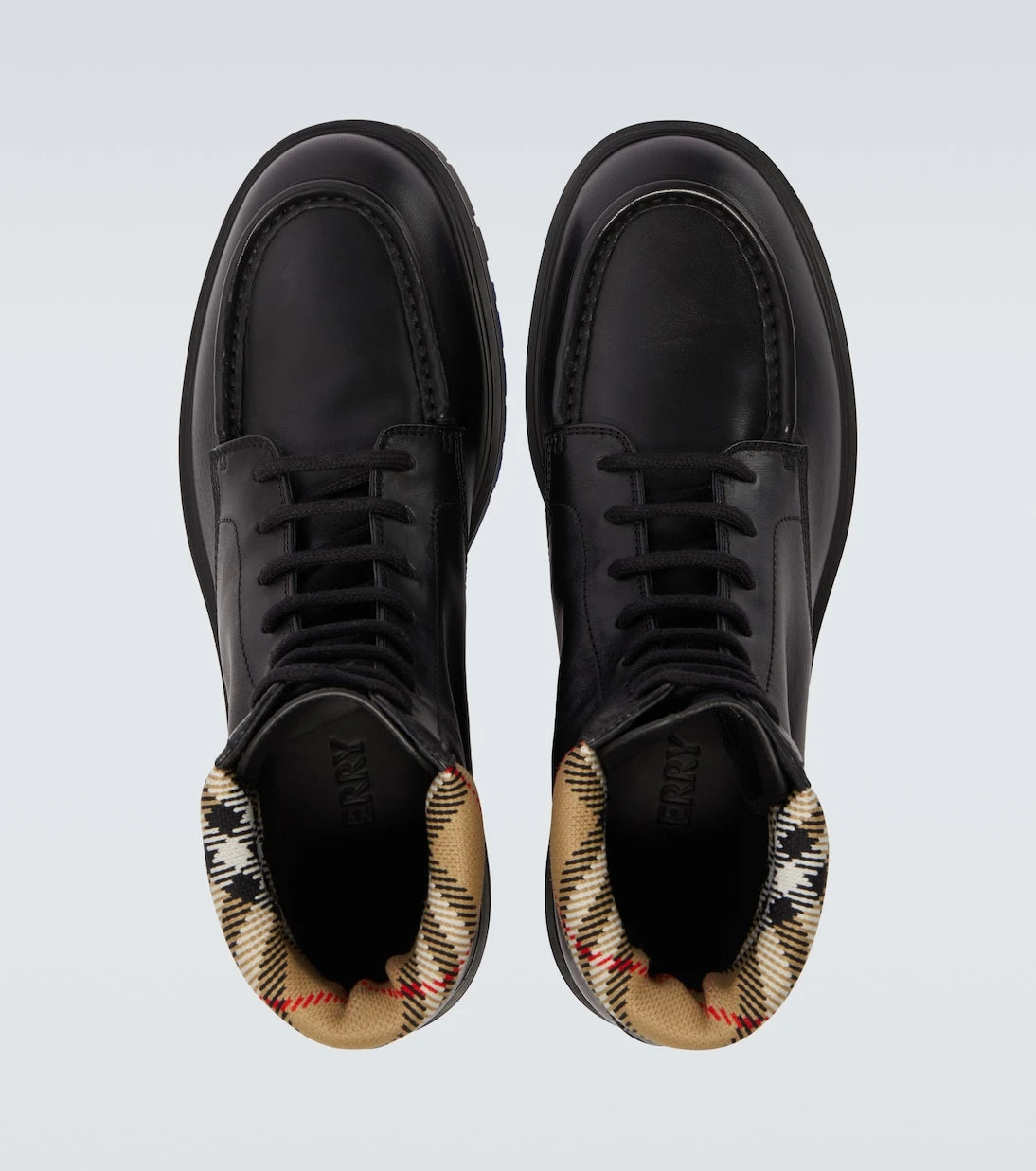 Burberry - Rogue leather combat boots