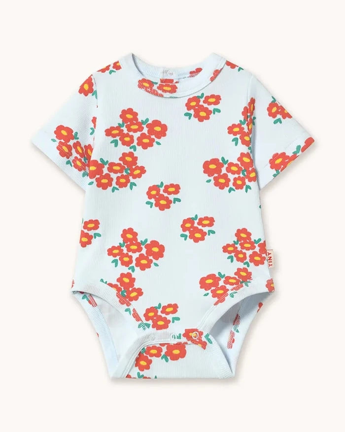 Tinycottons BLOSSOMS RIB BODY Bebek Body