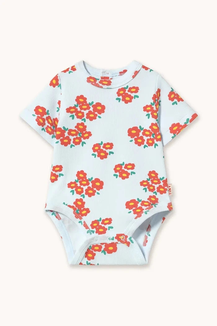 Tinycottons BLOSSOMS RIB BODY Bebek Body