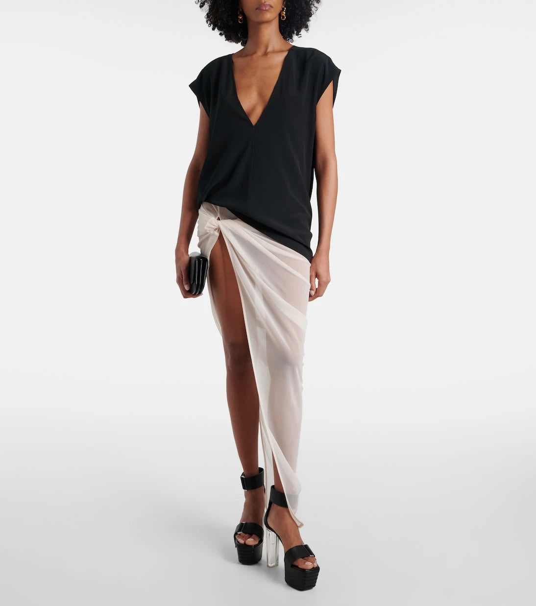 Rick Owens - Lilies Edfu maxi skirt